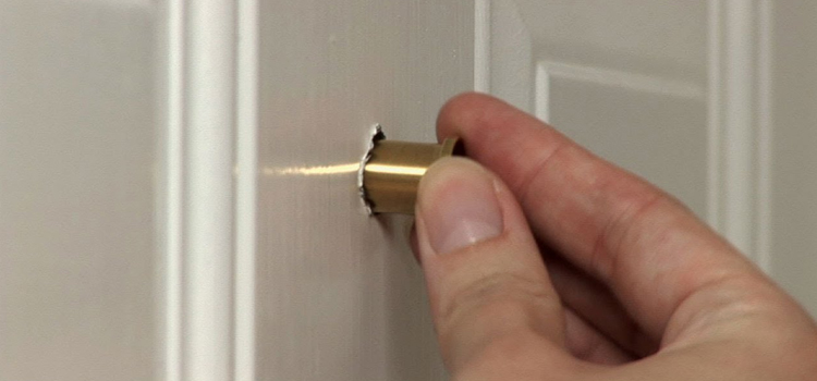 peephole door repair in Signal Hill